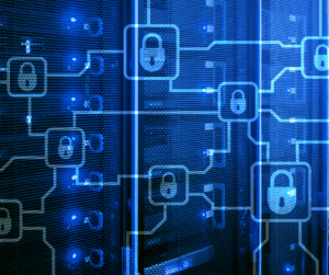 Interconnected padlocks showing the advanced protection of IAM in the education sector