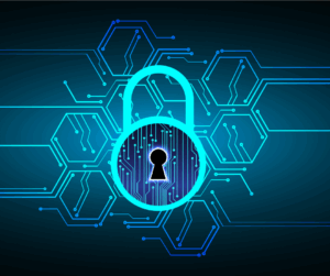 Lock symbolizing the importance of protecting manufacturing employee data and access with manufacturing IAM