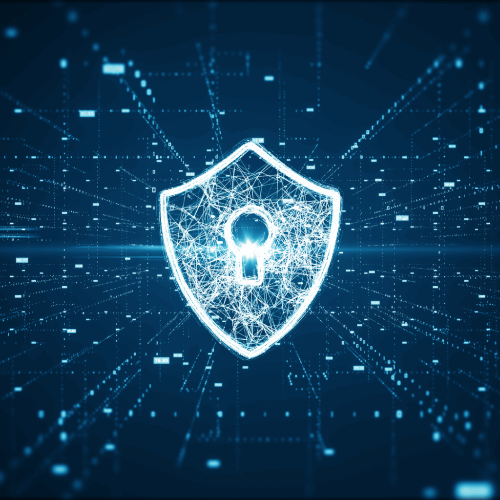 ISO/IEC 27001 Lock, representing achieving cybersecurity goals by locking down sensitive data